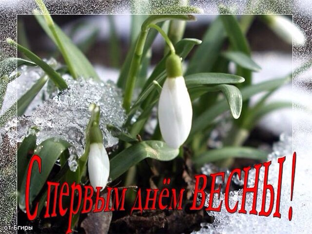 С первым днём Весны всех!!!!!!