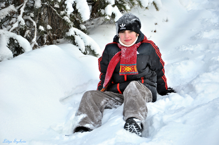 Зимняя сказка  !!! Наша прогулка!!