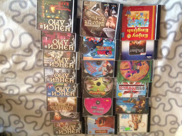 Отдам много дисков , отдала