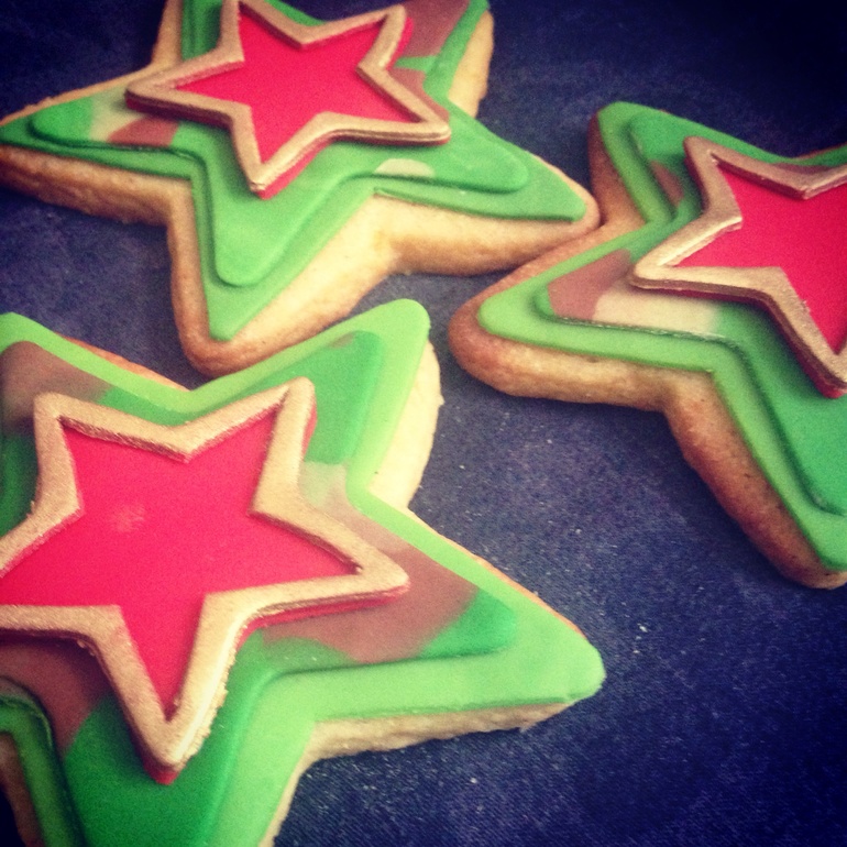 Печеньки на военную тему))