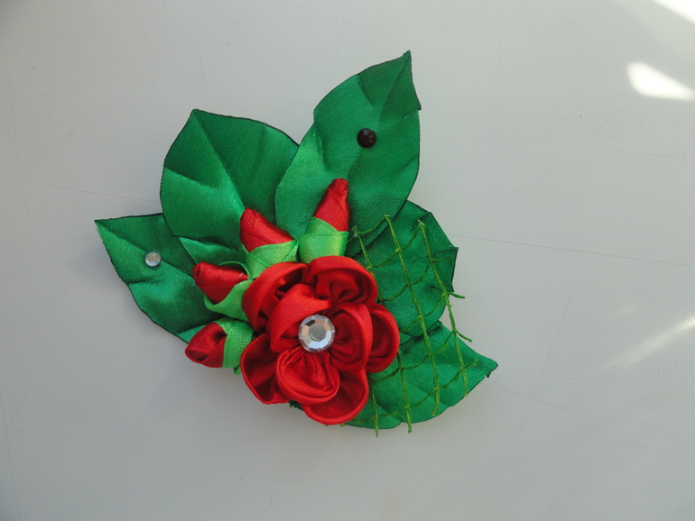 Цветочки для шапочек