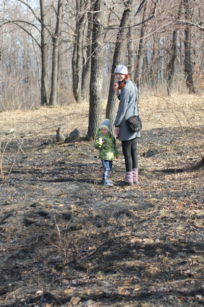 Когда у папы выходной, а на улице хорошая погода)
