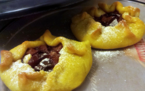 Постное песочное тесто с начинкой=)