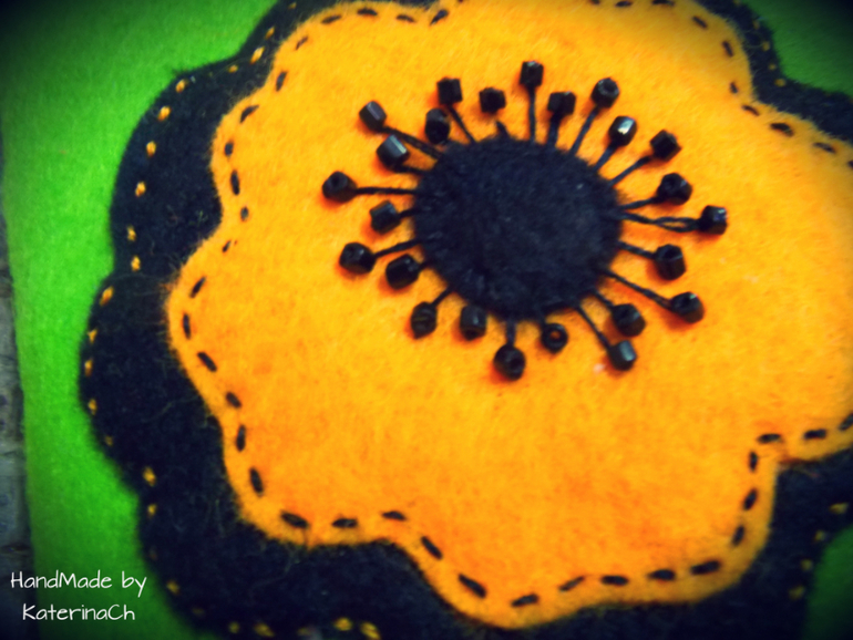 Обложка на паспорт из фетра №1