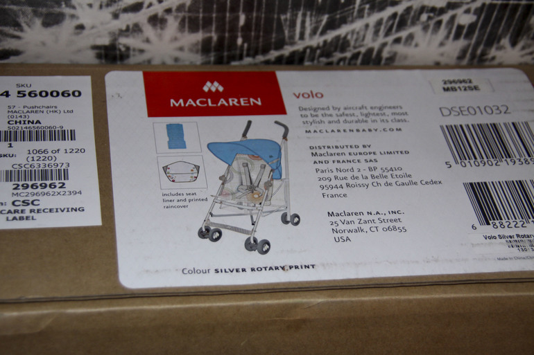 Maclaren Volo Silver Rotary Print 2014