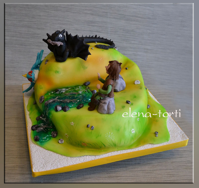 Торт Как приручить дракона