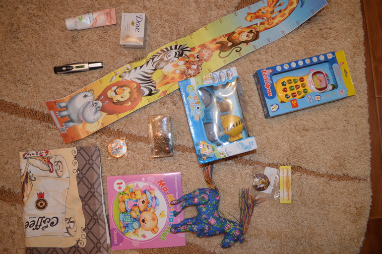 Наши подарочки от Оли)))