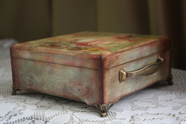 Шкатулка для чайных пакетиков)