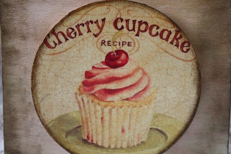 Кухонные принадлежности в технике декупаж