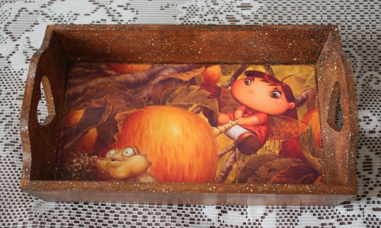 Кухонные принадлежности в технике декупаж