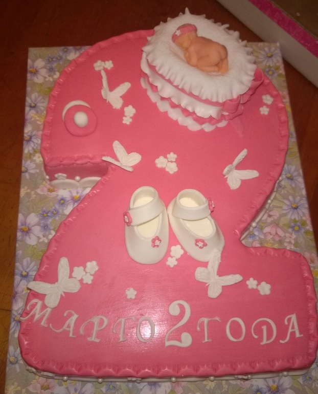 Торт Двоечка с младенчиком