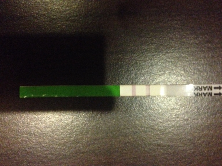 Это положительный тест на овуляцию?