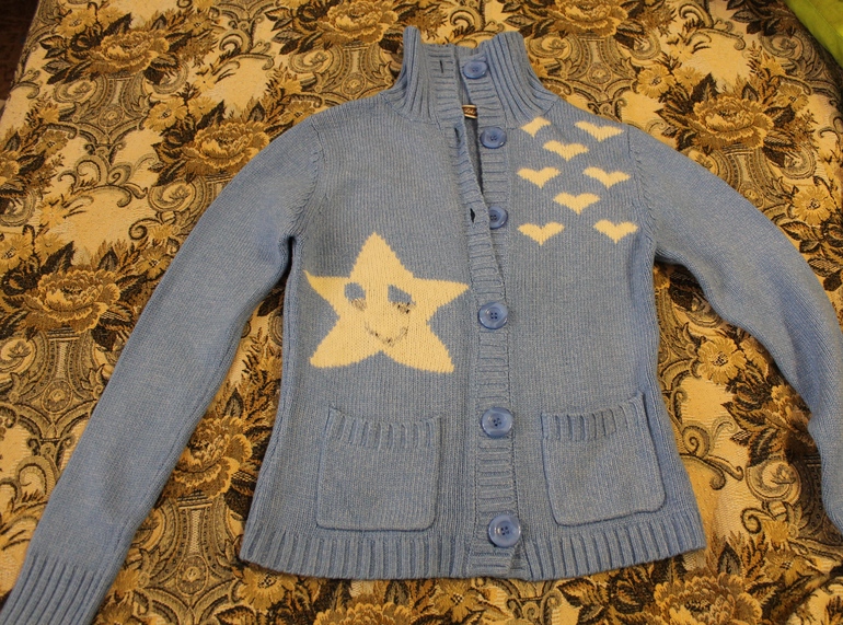 Вещи большого размера и кофта на стройняшек.