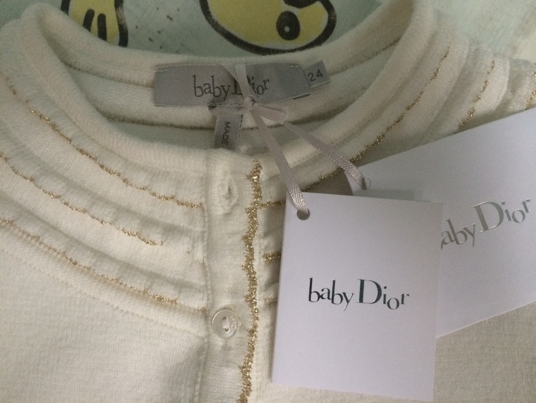 Комплект невероятной красоты Dior baby 2 года Новый