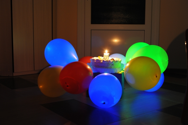 Светящиеся воздушные шарики