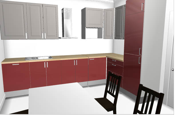 Как расположить кухонный гарнитур?