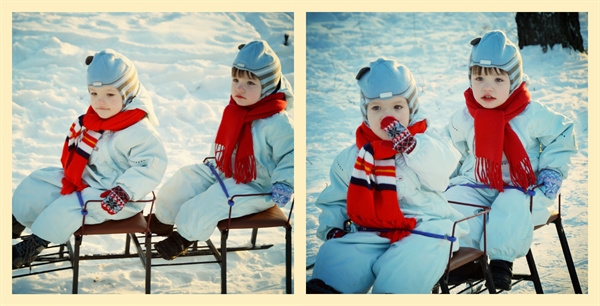 Катаемся с горки, прогулка)))