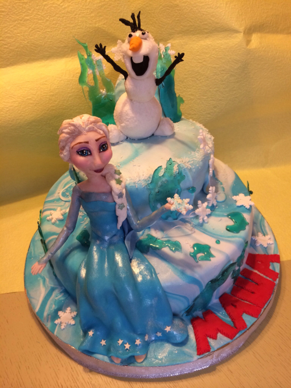 Эльза холодное сердце и  олаф