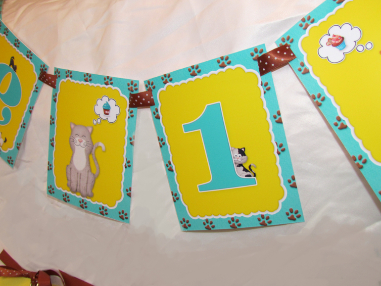 Набор в кошачьем стиле на Первый День Рождения Никиты!)