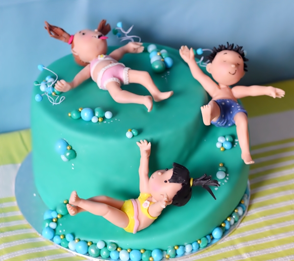 Торт "Водная горка"...