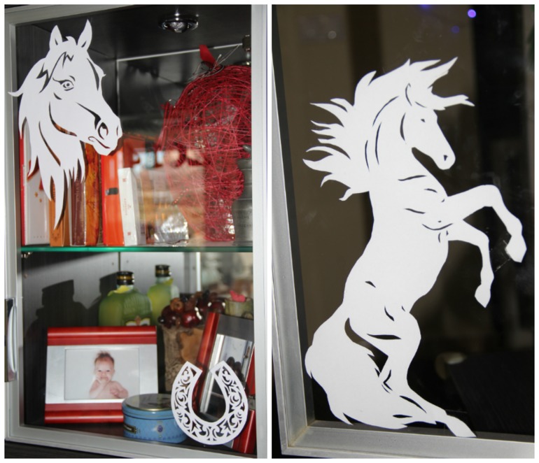 Наши новогодние окошки. Встречаем год лошади