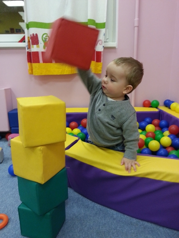 пробное занятие в бэби-клубе.