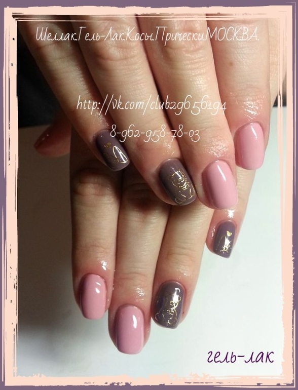 Мои работы с гель-лаком...