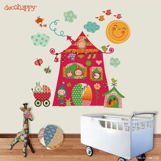 Стикеры для детской - дизайн своими руками