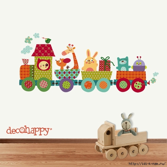Стикеры для детской - дизайн своими руками