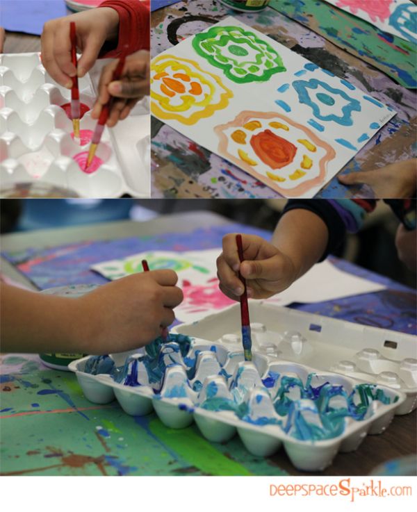 Изучаем с детьми палитру. Веселые краски