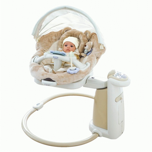 Graco sweetpeace успокаивающий центр fake fur 5500