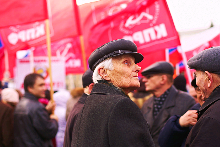 Сходила сегодня на митинг солидарности с Крымом.