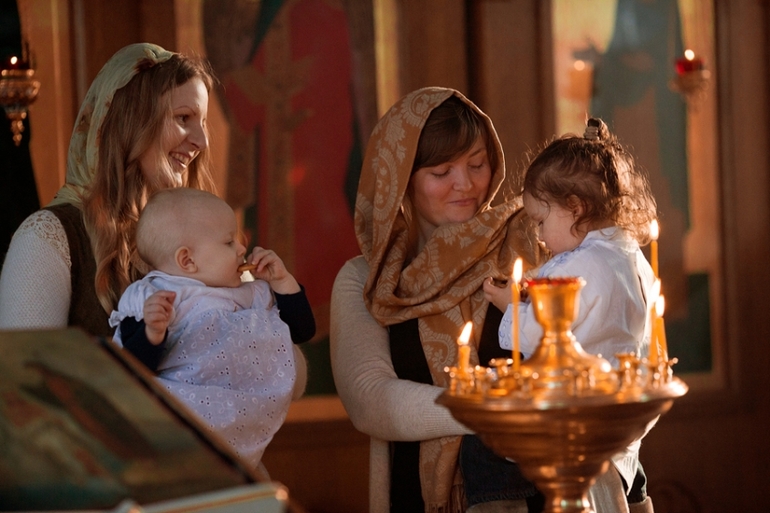 Фотосессия таинства крещения...