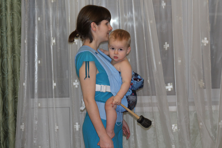 Приехал наш приз, эрго-рюкзак Дарина