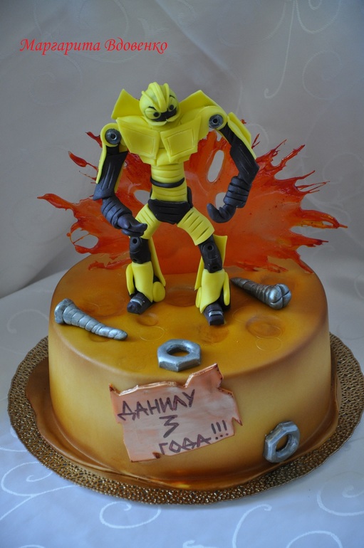 Торт с Трансформером №2