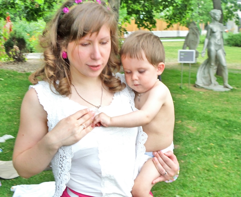 Фотоотчет со встречи мамы в парке 2 июля, Музеон.