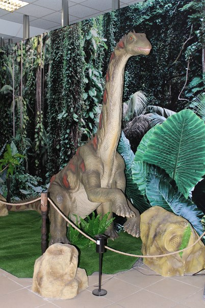 Музей динозавров в ТЦ Москва.