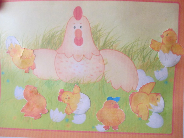 ФМ Птичий двор. Курочка и цыплята.