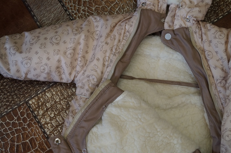 Комбинезон-трансформер на овчине little people