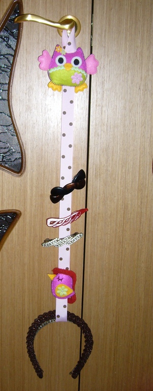 Органайзер для заколок,резиночек и ободков.