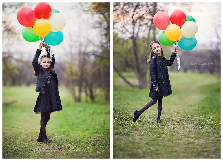 Детская весенняя фотосессия