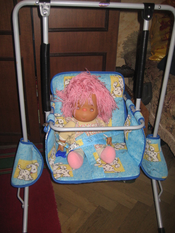 Продам качели Фея голубые, состояние идеальное