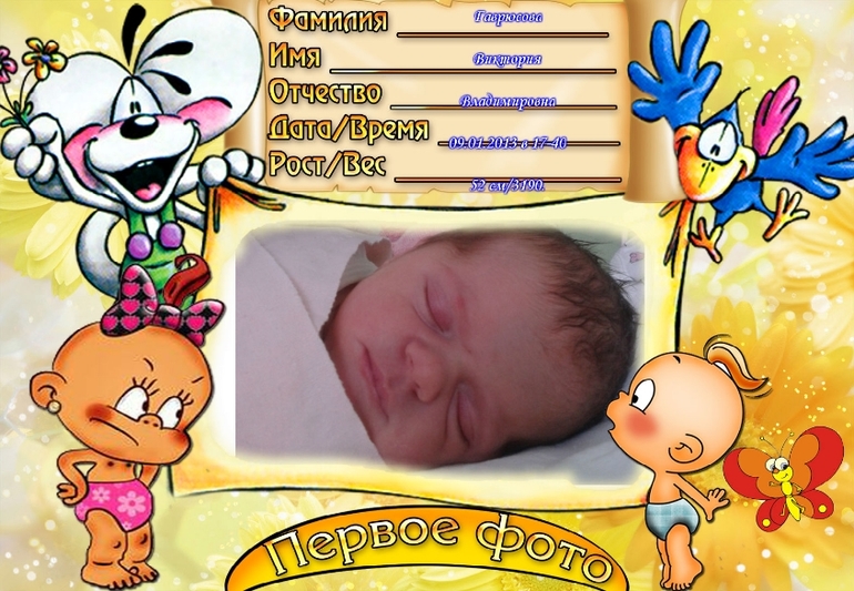 Отметили 1 годик Викуси)))