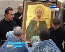 В Нижний Новгород прибывает икона блаженной Матроны Московской
