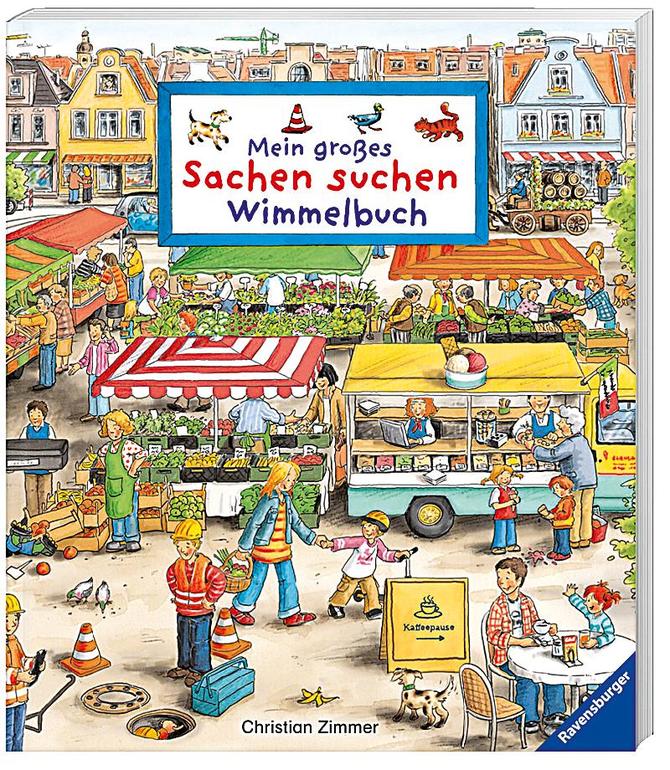 Развороты Mein großes Sachen suchen - Wimmelbuch by Christian Zimmer