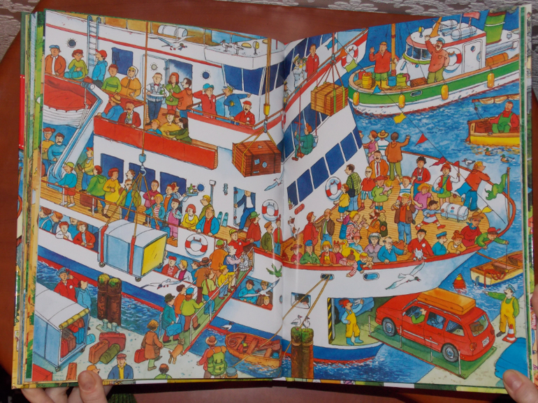 Развороты Mein extragrober Wimmelbuch-Spab by Guido Wandrey