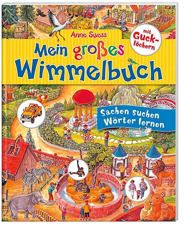 Развороты Mein großes Wimmelbuch mit Gucklöchern by Anne Suess