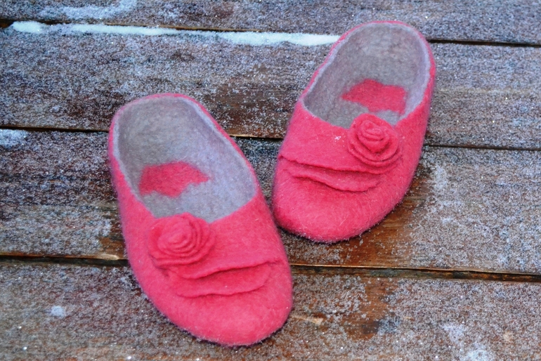 Тапочки "Розовое"