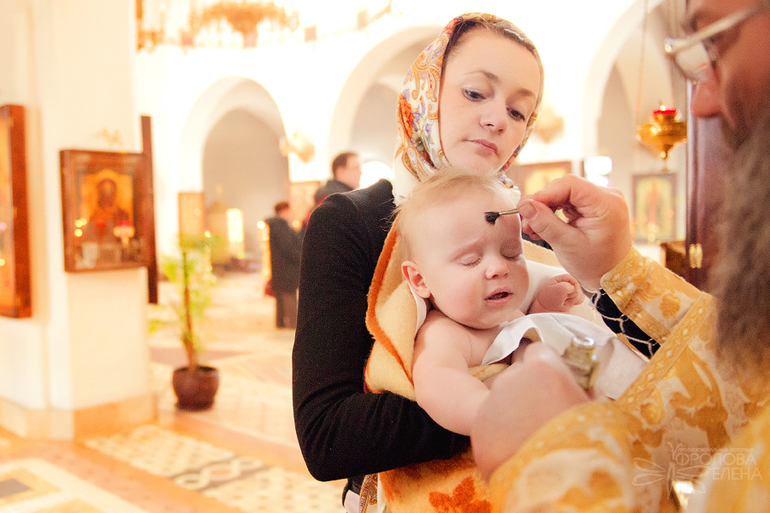 Таинство Крещения Николая