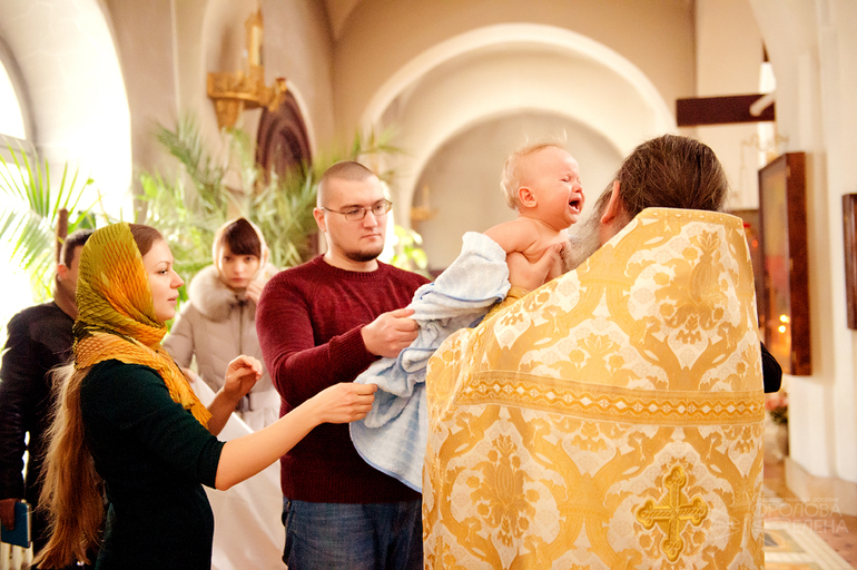 Таинство Крещения Николая